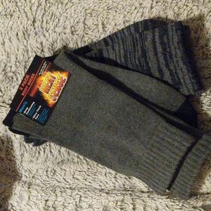 3/$30.00 MEN HEAT SENSE BOOT SOCKS ONE SIZE FITS MOST TWO (2) PAIRS